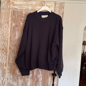 Vintage Atlantic Rancher | Wool Crewneck Sweater lined with wind breaker acrylic